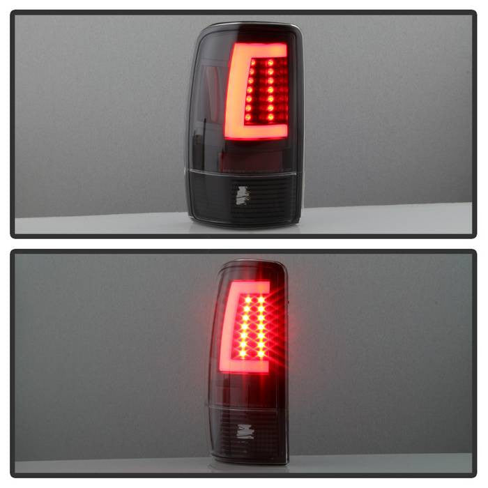 Spyder Suburban 00-06 Tahoe 1500/2500 V2 installed LED tail lights black