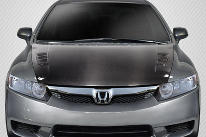 2006-2011 Honda Civic 4DR Carbon Creations Type M Hood - 1 Piece