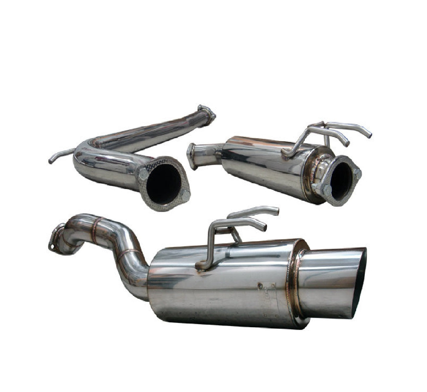 Tsudo 2007-10 K20 Civic Si Sedan 70mm S2 JDM Catback Exhaust v2
