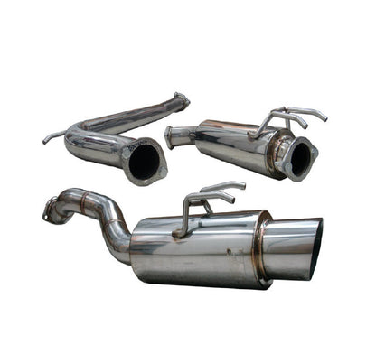 Tsudo 2007-10 K20 Civic Si Sedan 70mm S2 JDM Catback Exhaust v2