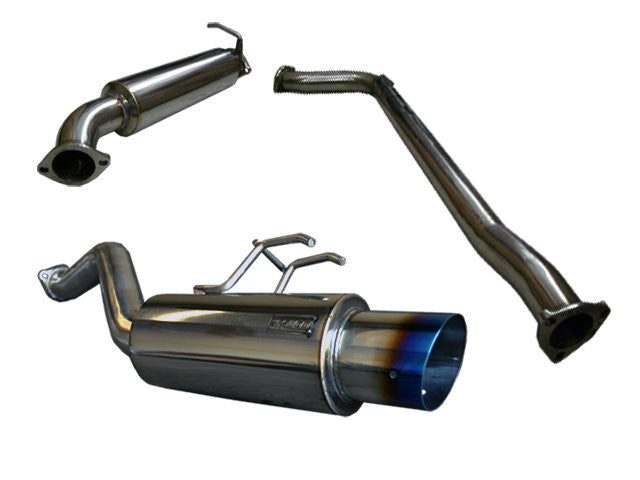 K24 Titanium burnt tip catback exhasut