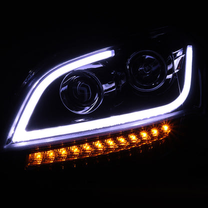 2010-2011 Kia Soul LED Bar Projector Spec-D Headlights Black Smoked