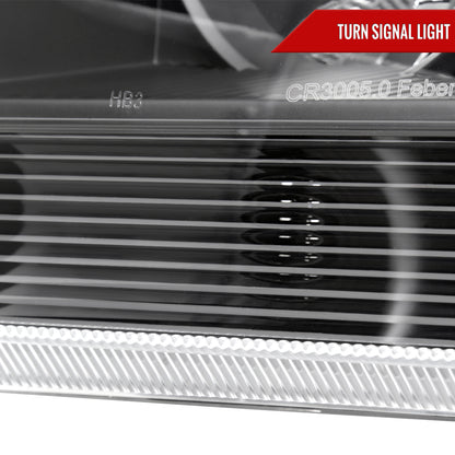 Spec-D 2005-2010 Chrysler 300 OE Style Black Headlights LH-30005JM-GO