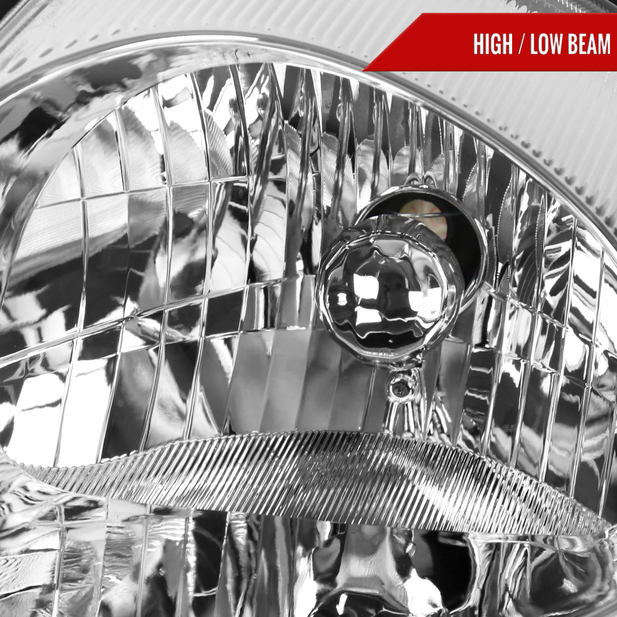 Spec-D 2002 Mitsubishi Eclipse OE Crystal chrome headlights