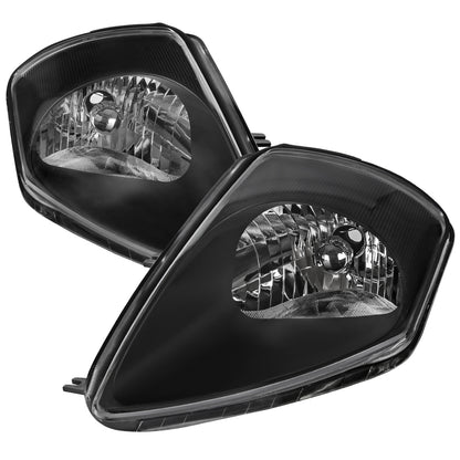 Spec-D 2000-2005 Mitsubishi Eclipse OE Style Crystal Black Headlights