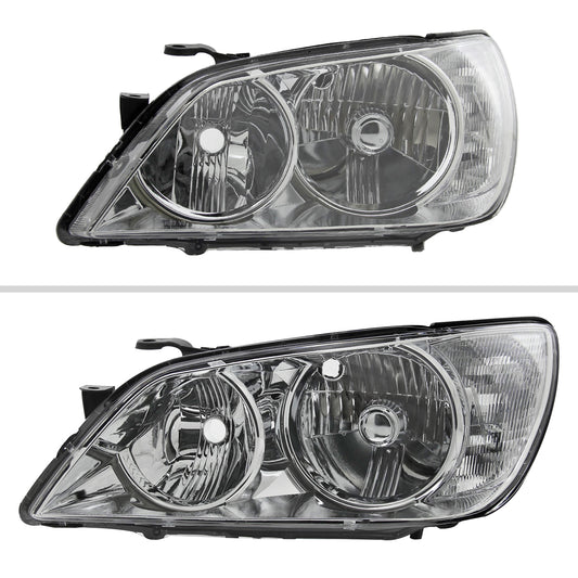 2002 Lexus IS300 OE Crystal Spec-D chrome aftermarket headlights