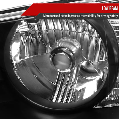 Spec-D 2001-2005 Lexus IS300 OE Style Crystal Black Headlights