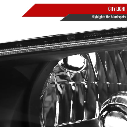 Spec-D 2001-2005 Lexus IS300 OE Style Crystal Black Headlights