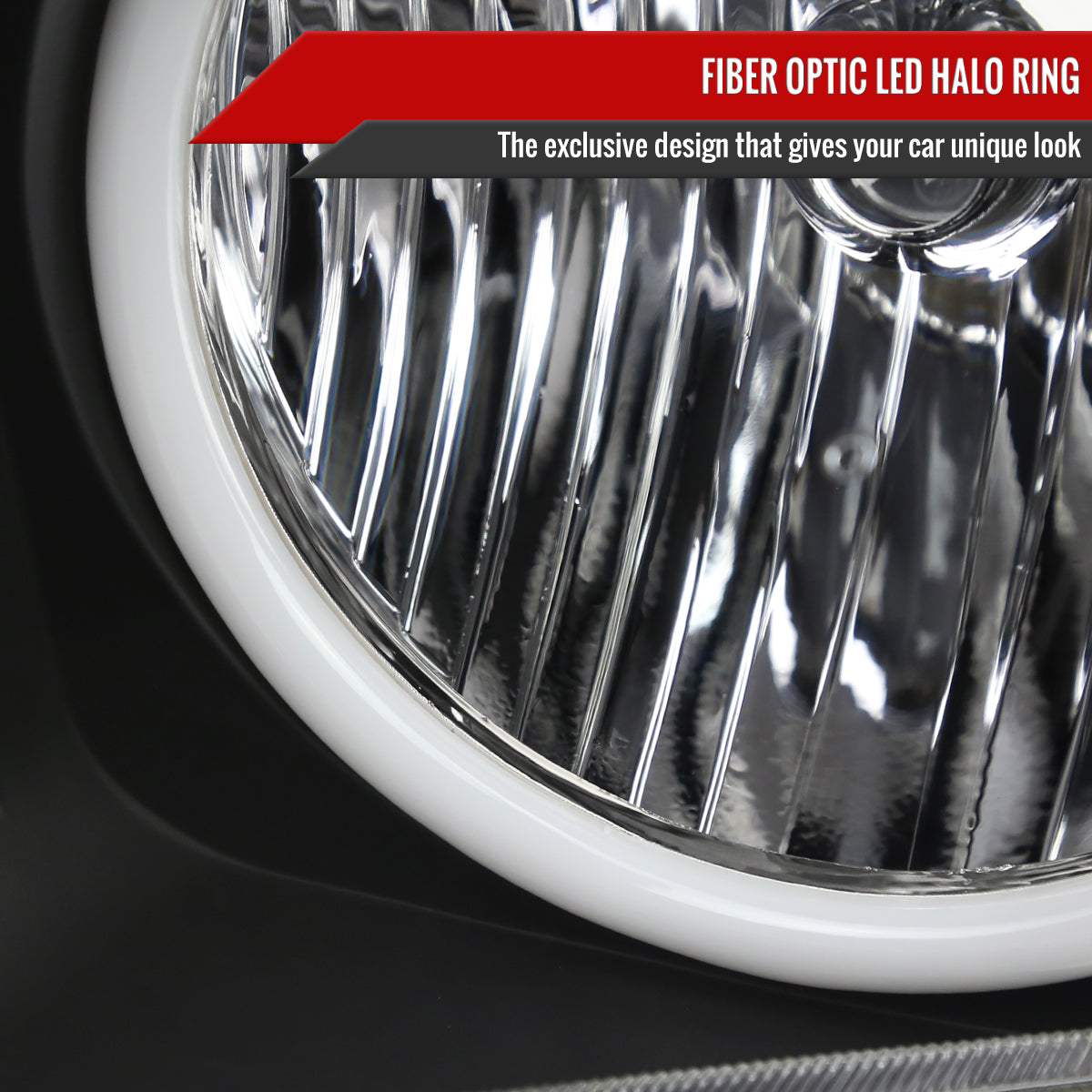 Spec-D 2005-2009 Ford Mustang LED Halo OE Style Black Headlights