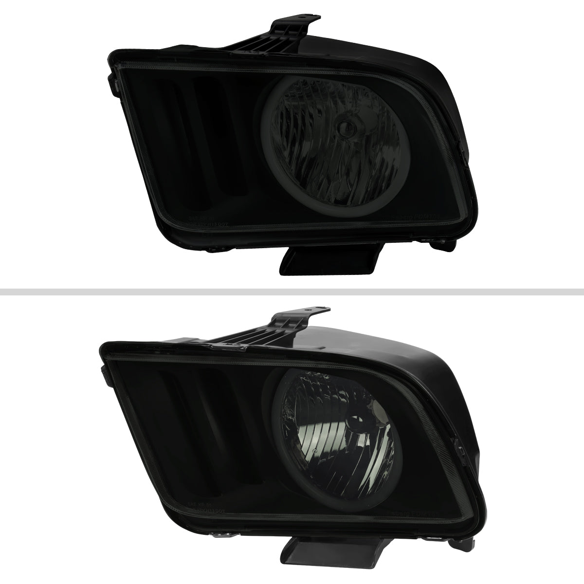 Spec-D 2007 Ford Mustang OE black headlights