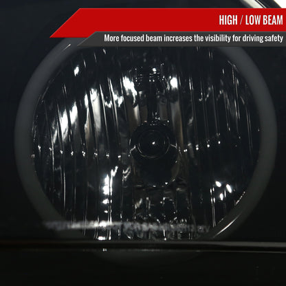 2008 Ford Mustang OE Spec-D black headlights