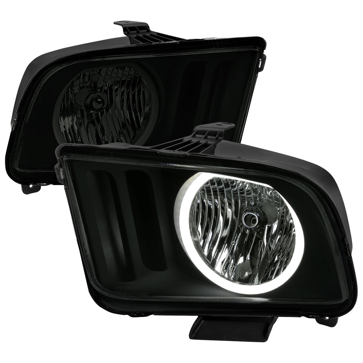 Spec-D 2005 Ford Mustang OE black headlights upgrade