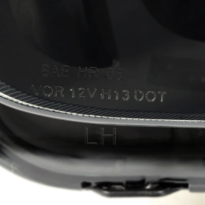 Spec-D 05 Ford Mustang OE Blk smoked headlights