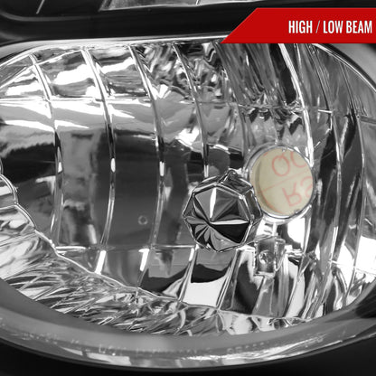 Spec-D 2002-2003 Subaru Impreza OEM Replacement Black Headlights