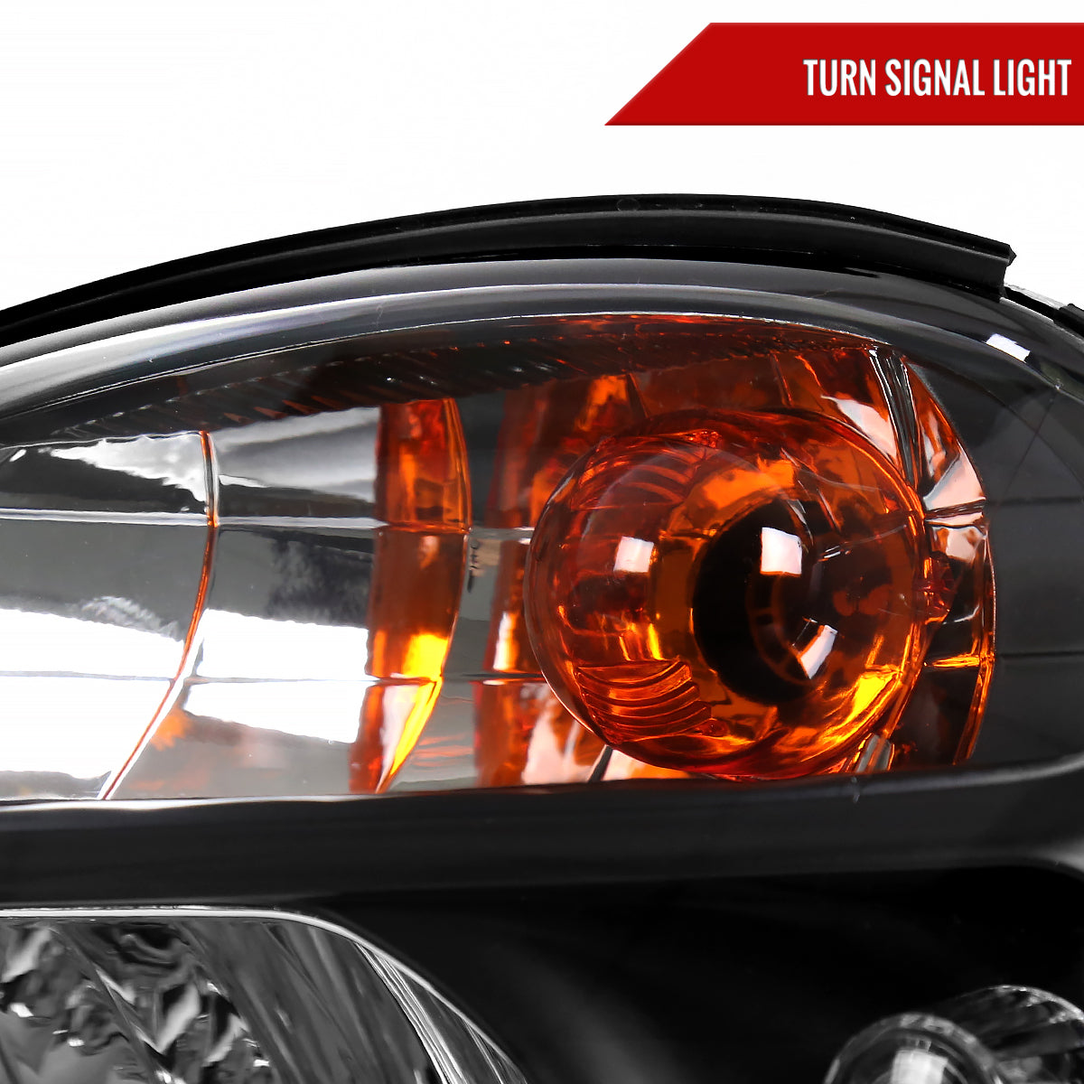 Spec-D 2002-2003 Subaru Impreza OEM Replacement Black Headlights