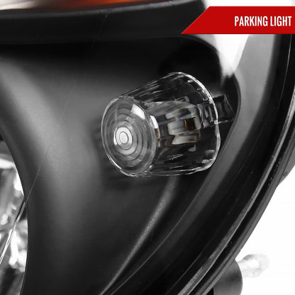 Spec-D 2002-2003 Subaru Impreza OEM Replacement Black Headlights