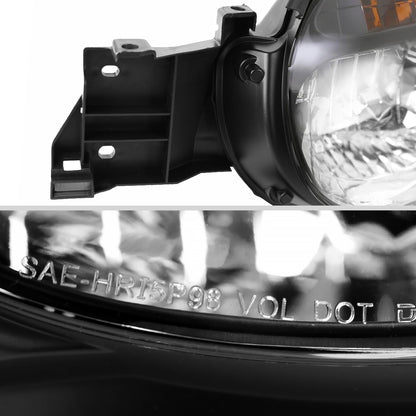 Spec-D 2002-2003 Subaru Impreza OEM Replacement Black Headlights