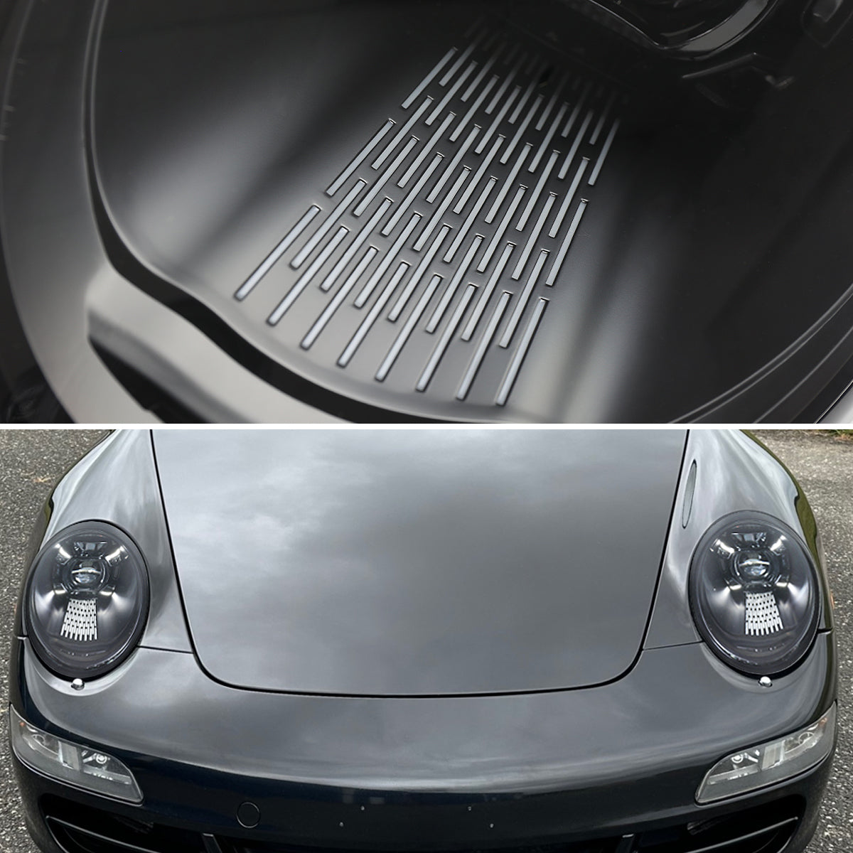 Spec-D 2005-2008 Porsche 911 997.1 LED Projector Black Headlights