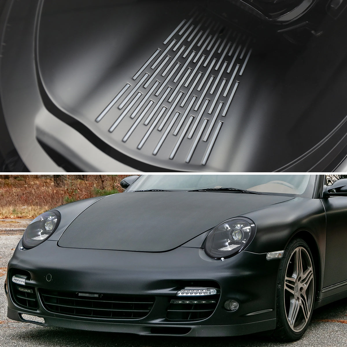 Spec-D 2009-2013 Porsche 911 997.2 LED Projector Black Headlights