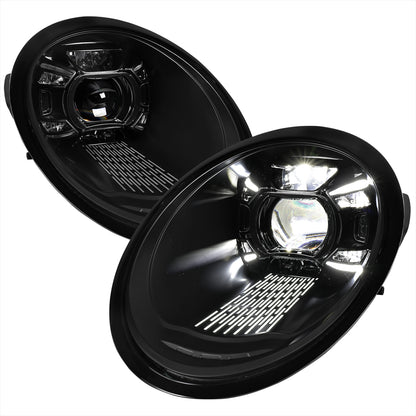 Spec-D 2009-2013 Porsche 911 997.2 LED Projector Black Headlights