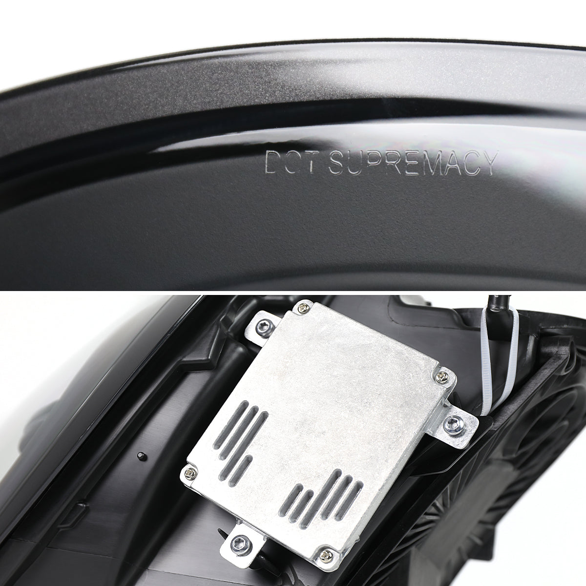 Spec-D 12-2018 Porsche black headlights