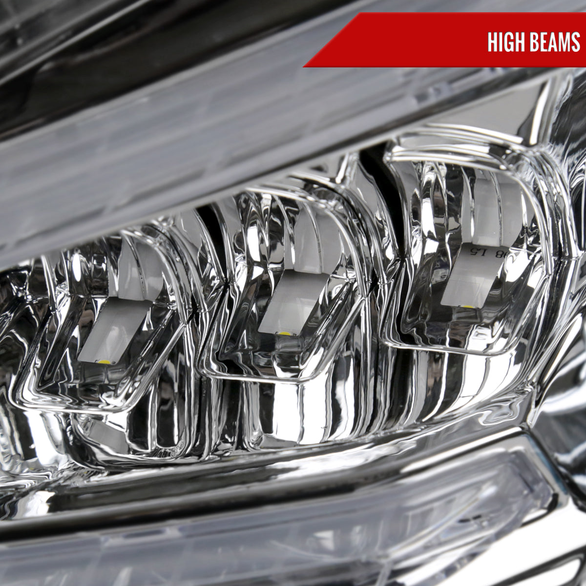 Spec-D 2008 Benz W204 C-Class Full chrome custom headlights