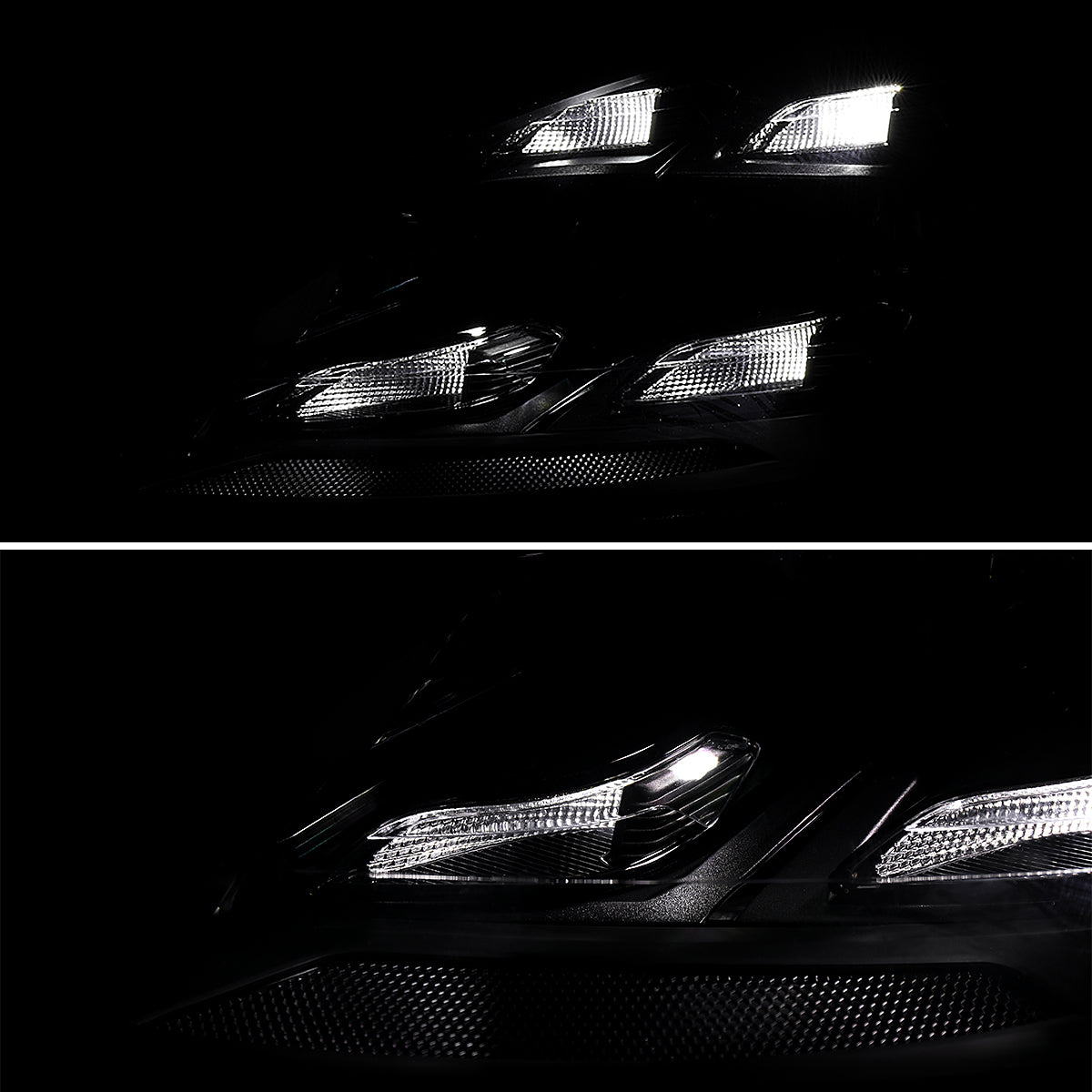 Spec-D 2008-2010 Porsche Cayenne 957 LED Projector Black Headlights