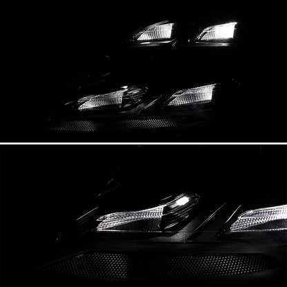 Spec-D 2008-2010 Porsche Cayenne 957 LED Projector Black Headlights