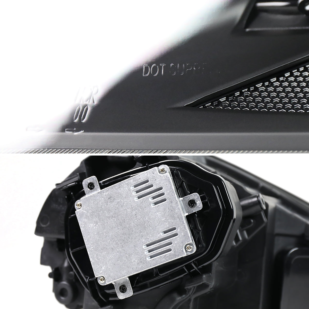 Spec-D 2008-2010 Porsche Cayenne 957 LED Projector Black Headlights