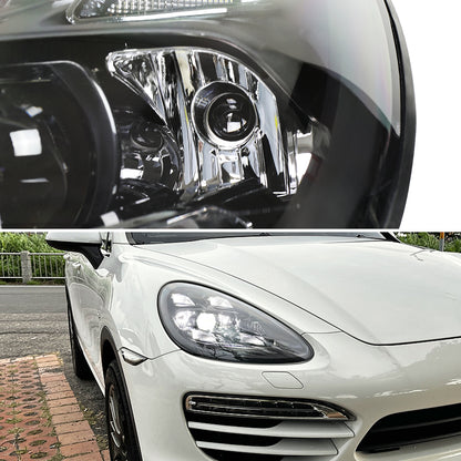 Spec-D 2011-2014 Porsche Cayenne 958.1 Matrix Style LED Porjector w/ LED DRL Black Headlights