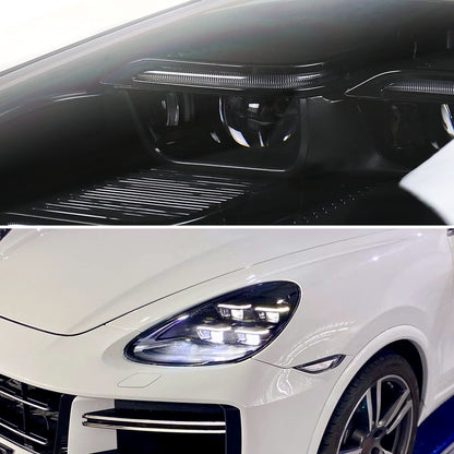 Spec-D 2011-2014 Porsche Cayenne 958.1 LED Projector Black Headlights