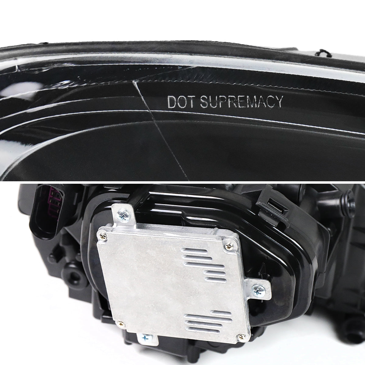 Spec-D 2011-2014 Porsche Cayenne 958.1 LED Projector Black Headlights