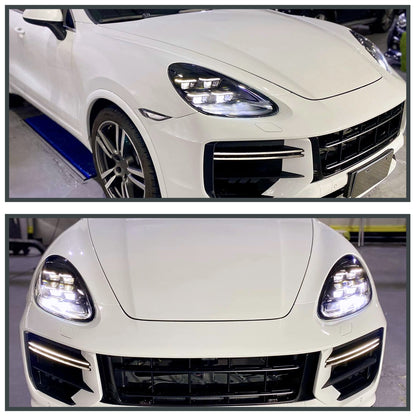 Spec-D 2011-2014 Porsche Cayenne 958.1 LED Projector Black Headlights