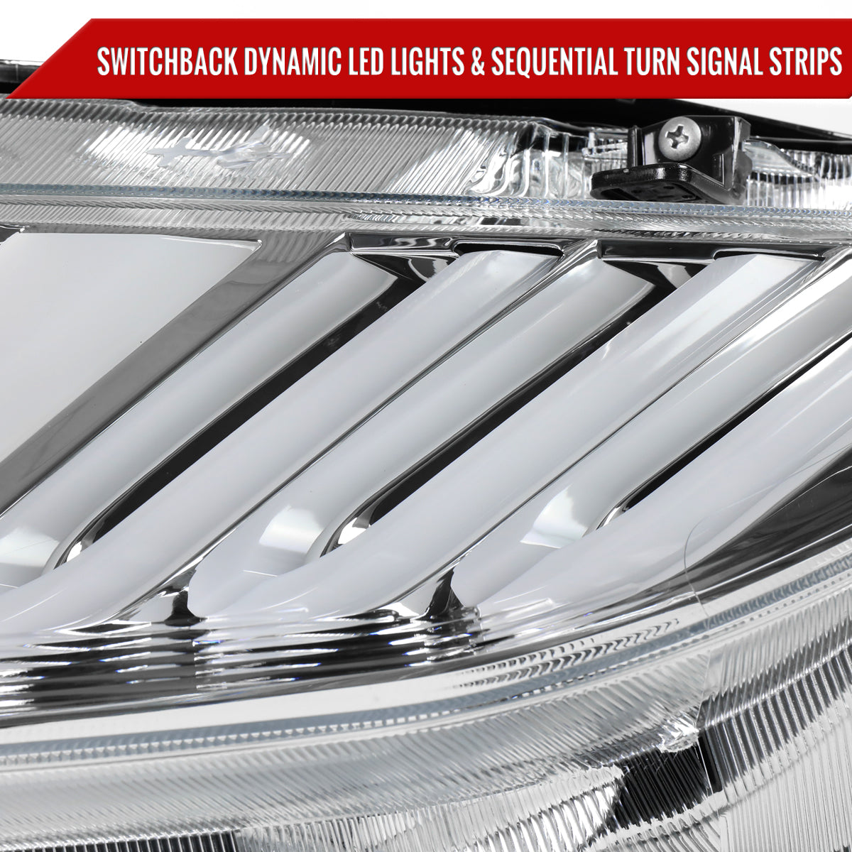 Spec-D 16 Honda Civic Full chrome LED headlights