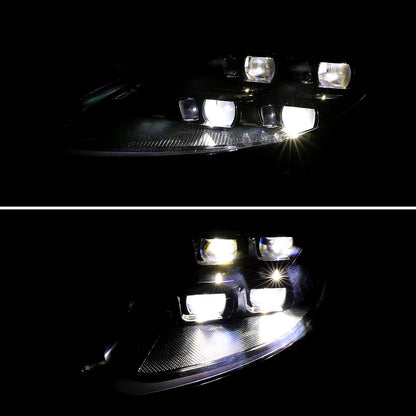 2015 Porsche Panamera Matrix HID Spec-D aftermarket headlights