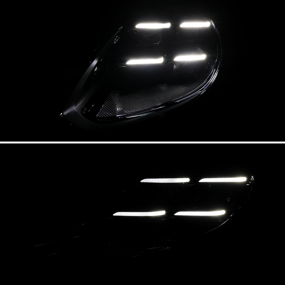 2014 Porsche Panamera Matrix HID Spec-D headlights