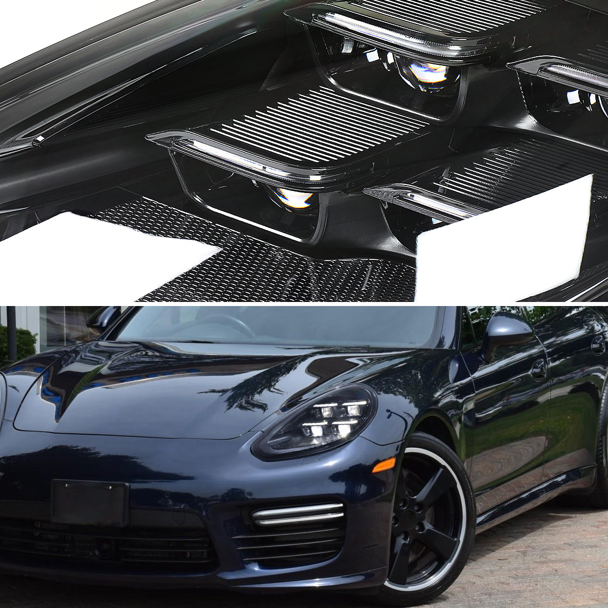 Spec-D 14 Porsche Panamera Matrix HID headlights