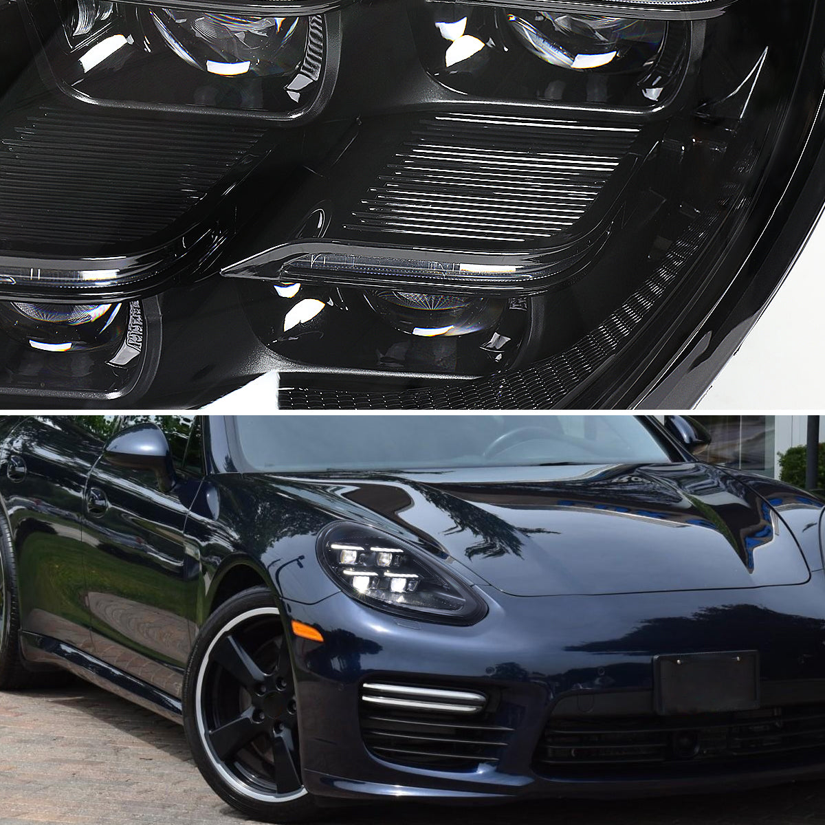 15 Porsche Panamera Matrix HID Spec-D headlights