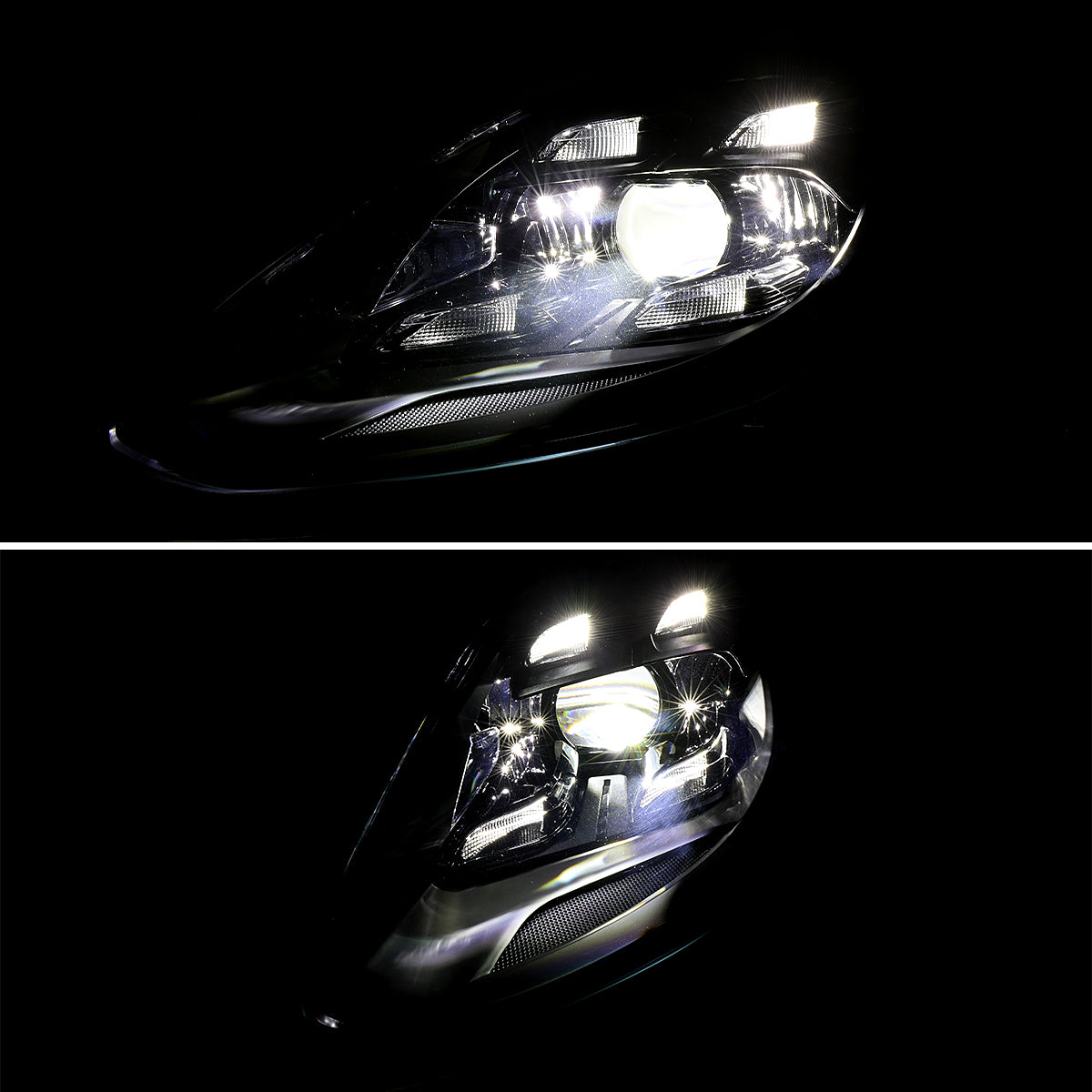 2020 Porsche Panamera Matrix Spec-D black headlights