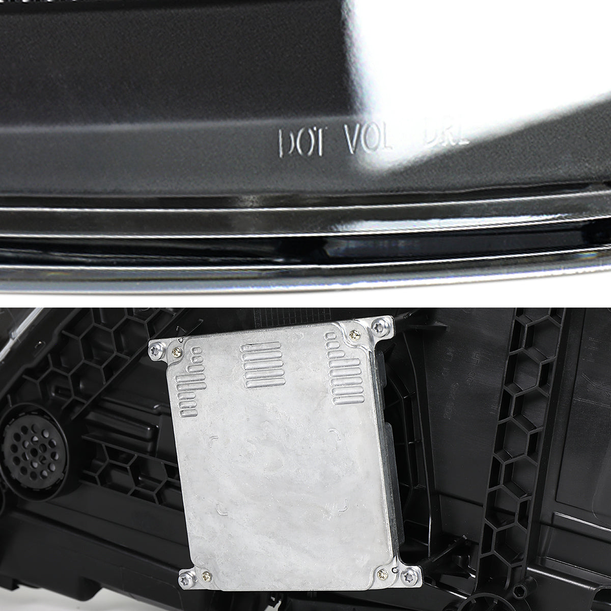 Spec-D 21 Porsche Panamera Matrix black headlights