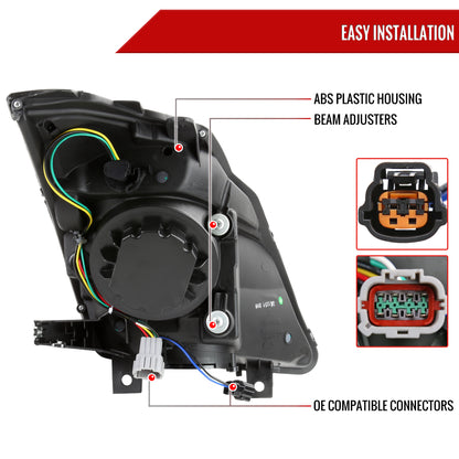04 Nissan 350Z Spec-D chrome sequential headlights