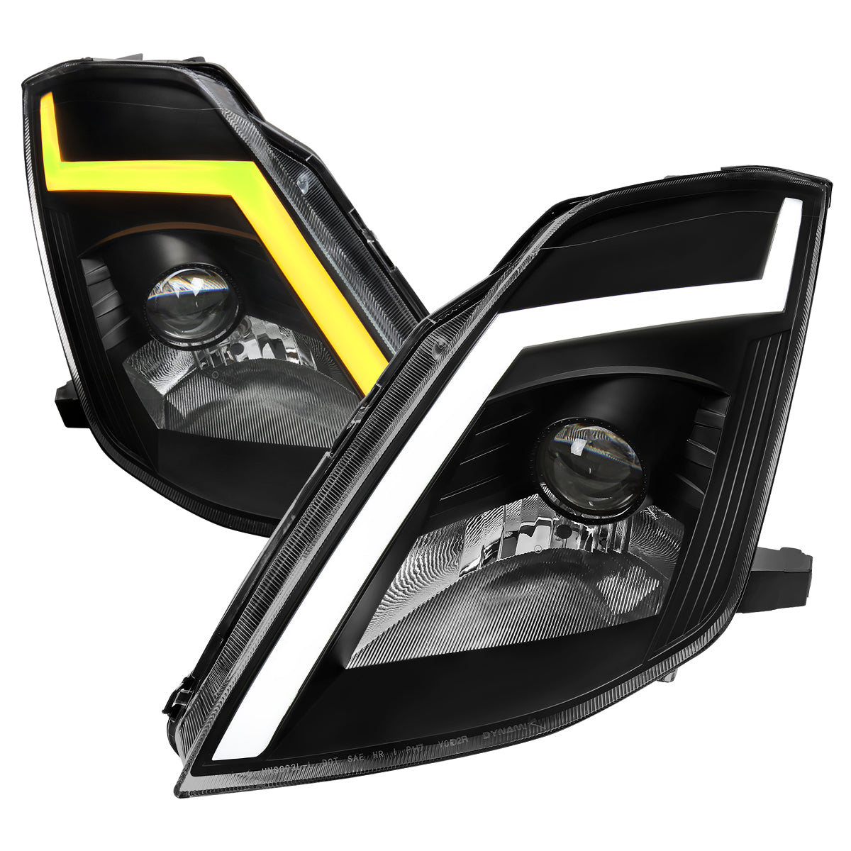 Spec-D 2003 Nissan 350Z black headlights upgrade