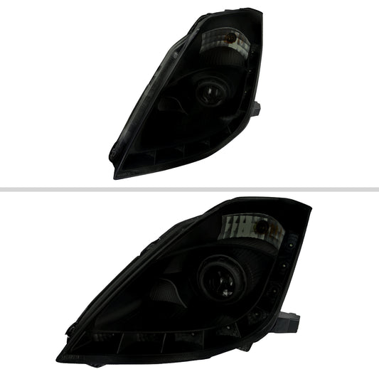 2007 350Z Spec-D black aftermarket headlights