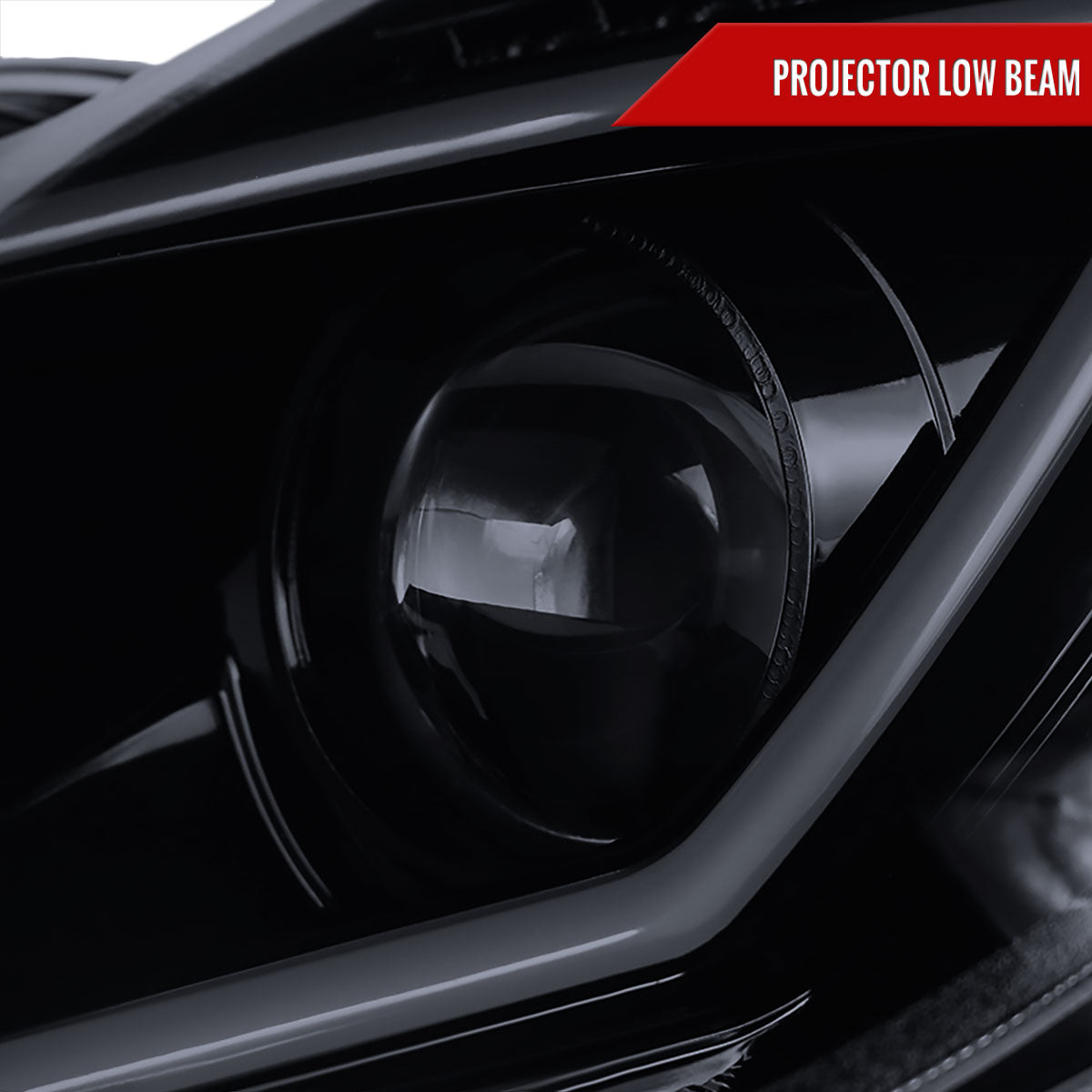 Spec-D 2003 Benz W203 C-Class black Projector headlights