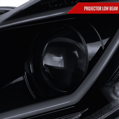 Spec-D 2003 Benz W203 C-Class black Projector headlights