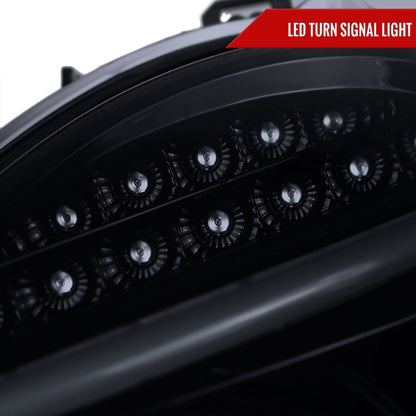 Spec-D 01 Benz W203 C-Class black Projector headlights