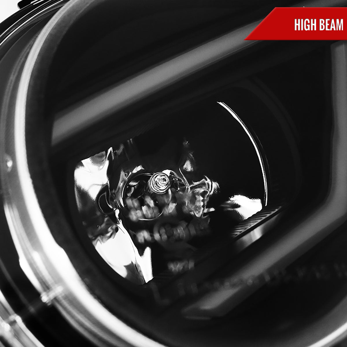 Spec-D 2001-2007 Mercedes Benz W203 C Class 4DR Projector w/ LED Light Bar & LED Turn Signal Lights Black Headlights