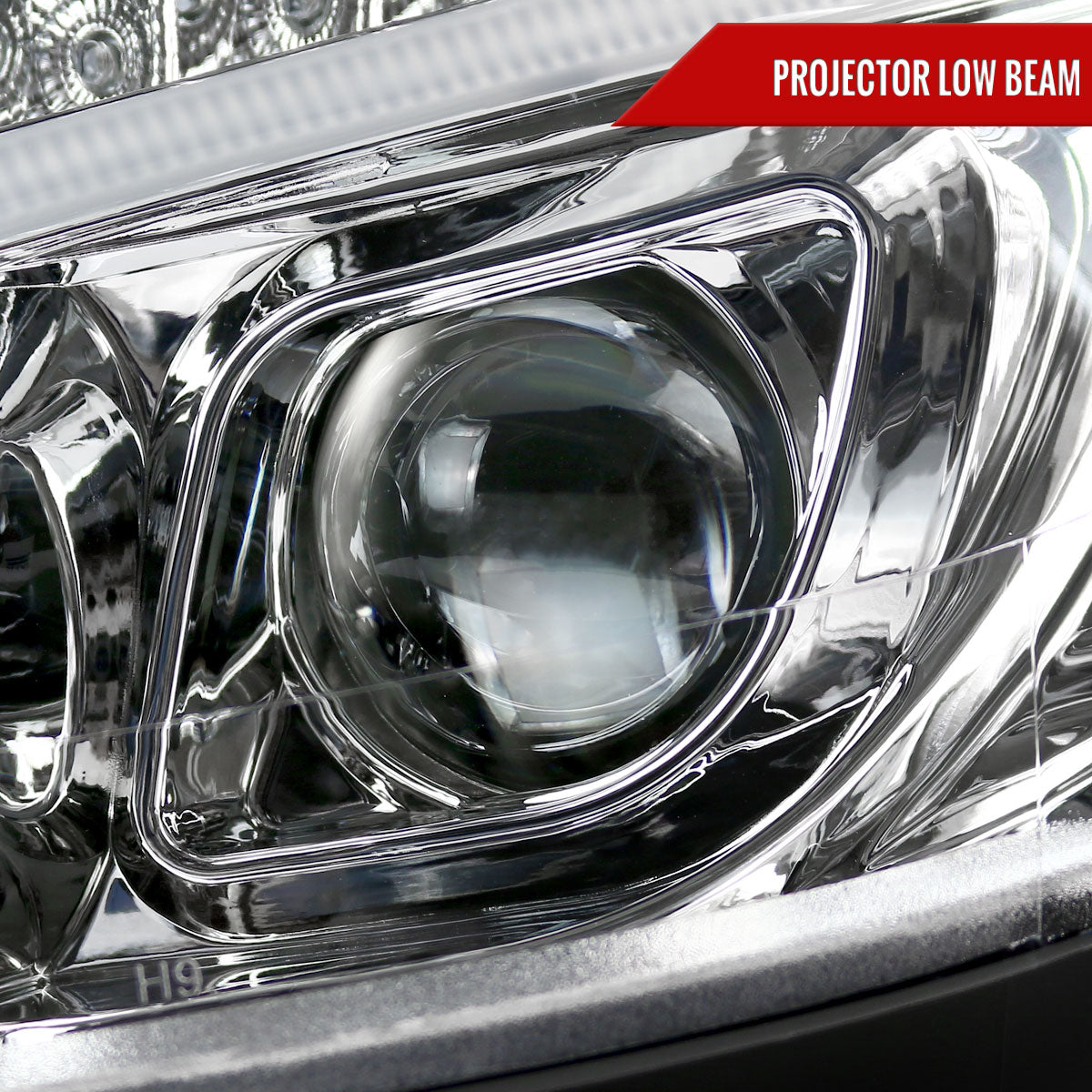 Spec-D 2010 Benz W204 C-Class LED bar headlights