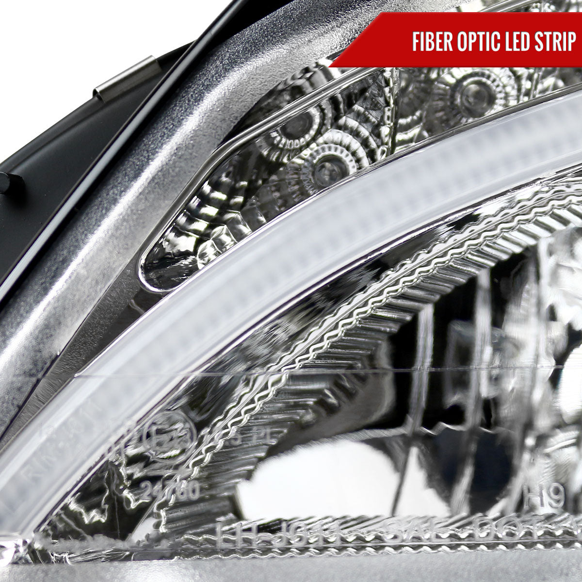 Spec-D 2008 Benz W204 C-Class custom headlights