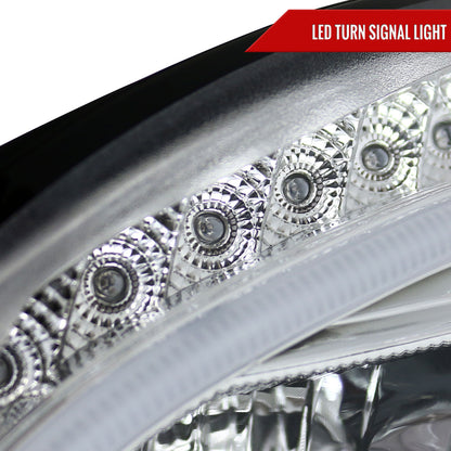 Spec-D 08 Benz W204 C-Class LED bar headlights